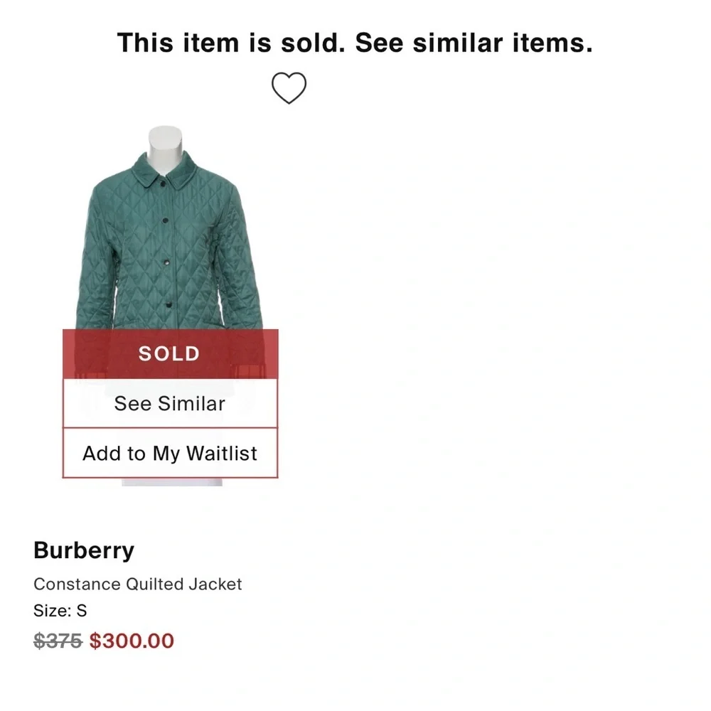 Burberry Constance Quilted Jacket Size Small - Picture 5 of 11